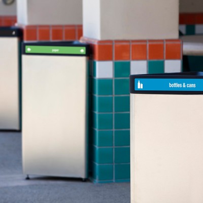 Triad Litter & Recycling Receptacle